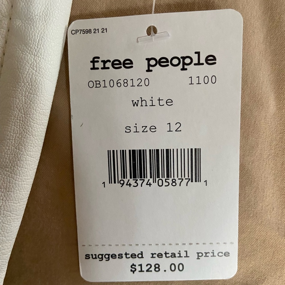NWT Free People Faux Leather Pants - Picture 5 of 7